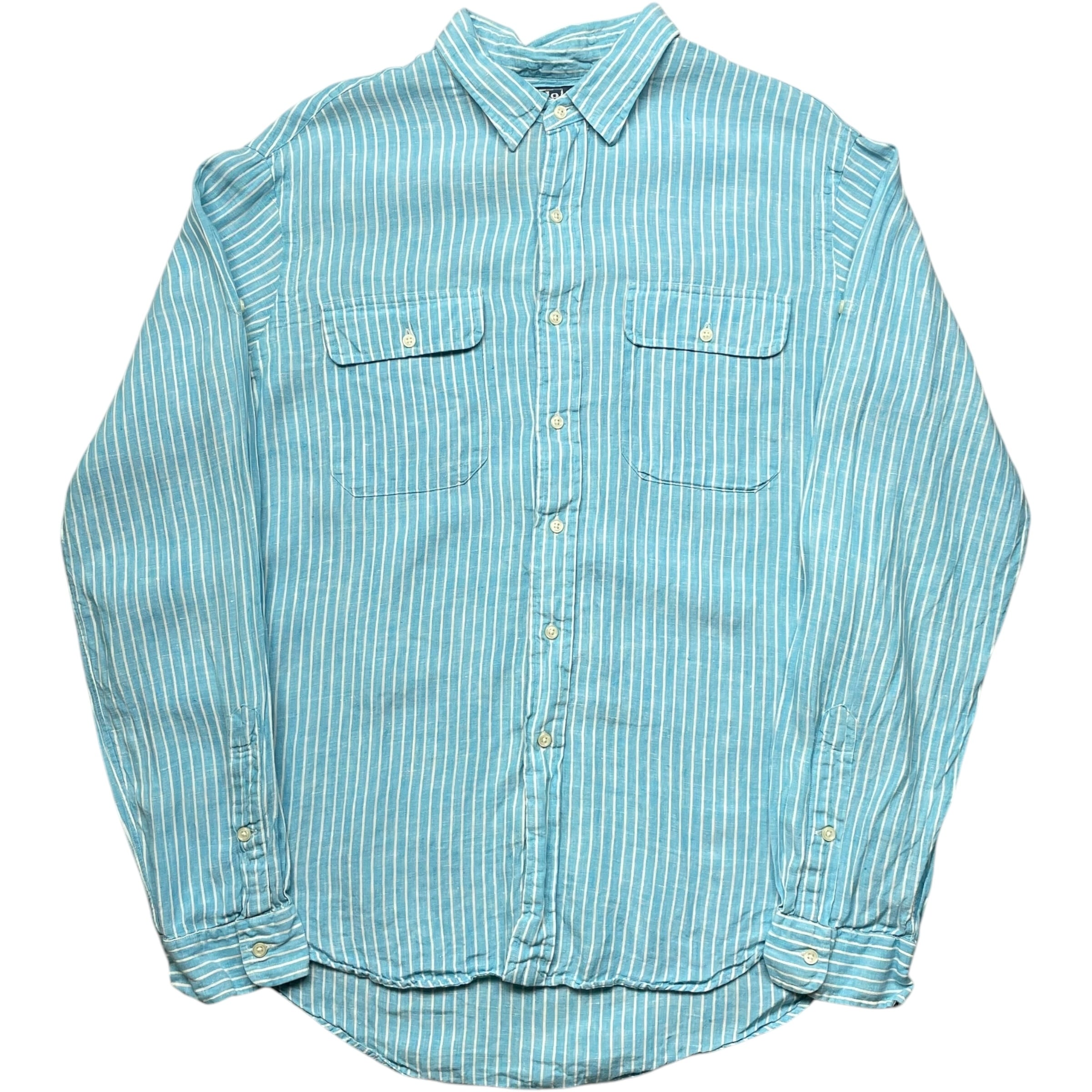 XL》Ralph Lauren ラルフローレン CUSTOM FIT 長袖シャツ リネン XL》Ralph Lauren ラルフローレン CUSTOM FIT 長袖シャツ リネン