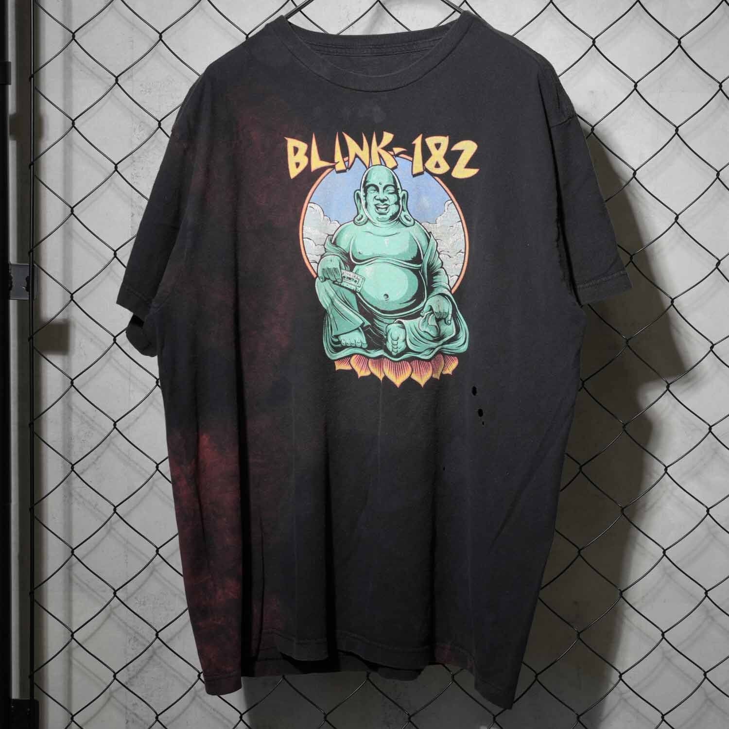 blink-182 ブリンク バンドTシャツ “Buddha” Bleach-Fade Band T-Shirt