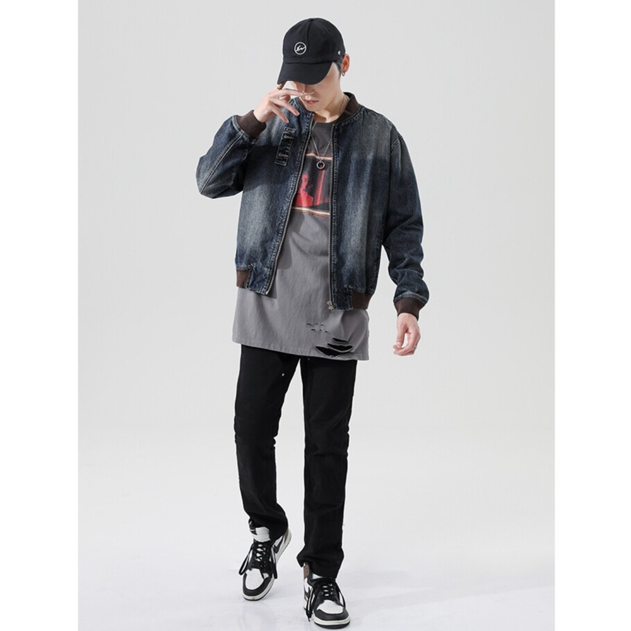 【Easy Layer】デニムブルゾン　TB1959・画像11