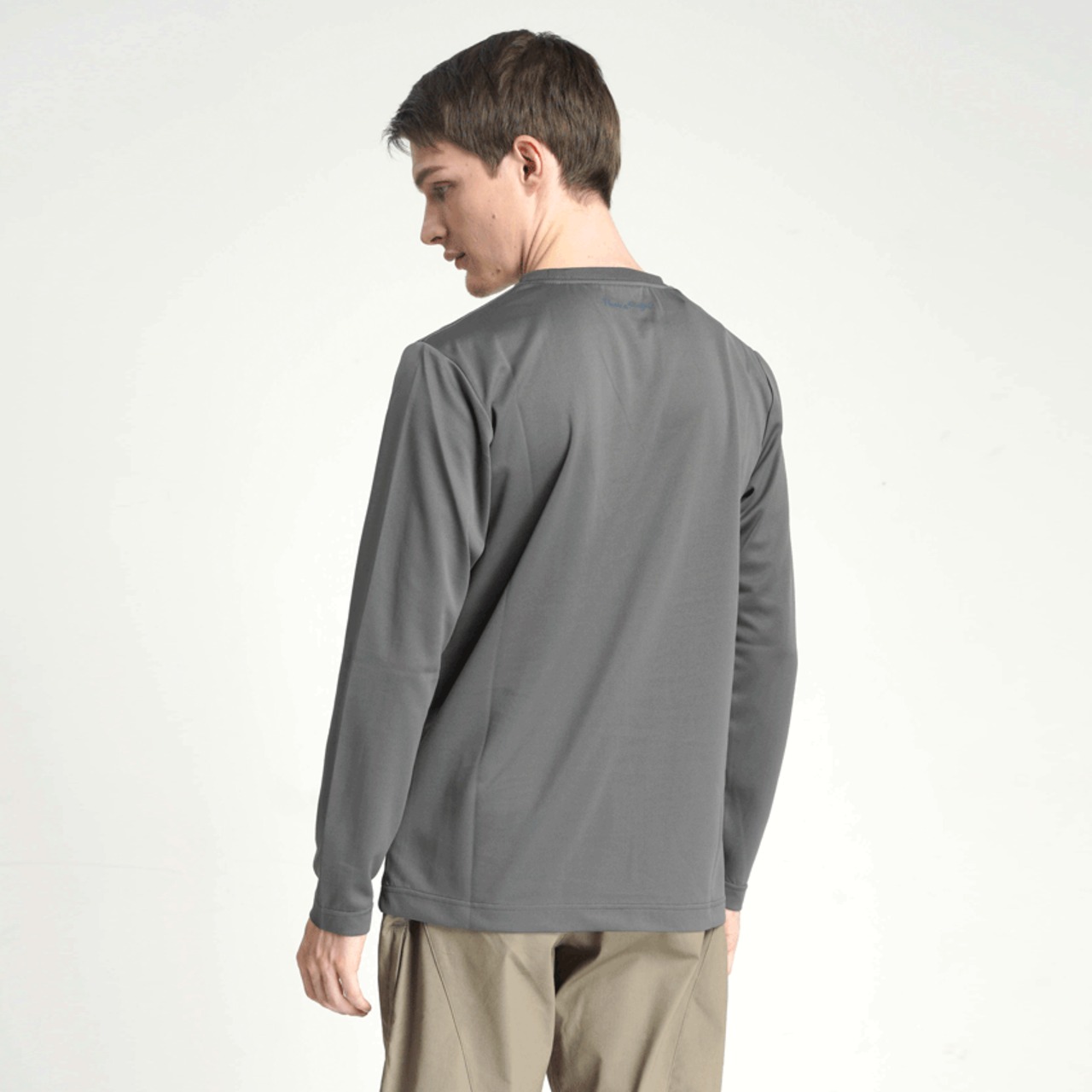 メンズ EVAEDGE ロングスリーブTシャツ（グレー）P821FLSM02