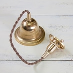 【照明】ペンダントE17用 BR 30cm シーリングカバー付【3690】