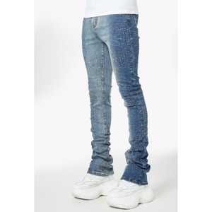 GUAPI / acid blue starry sky denim