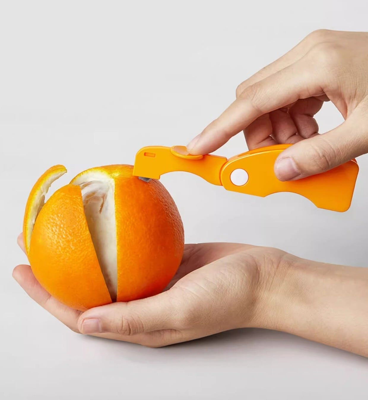 オレンジ皮むき器 皮むき器 折り畳み みかん皮むき器 ピーラー