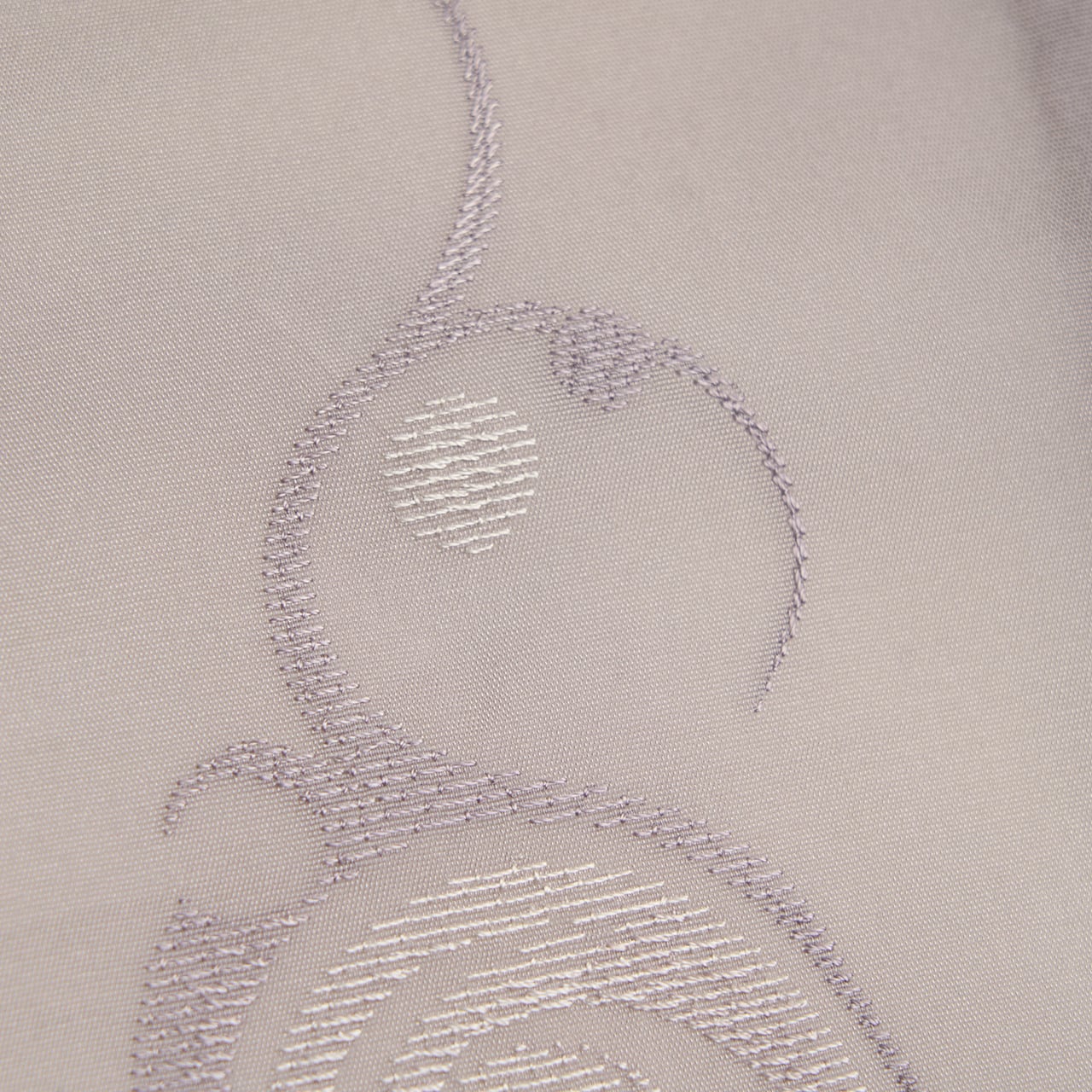日本工芸会正会員 森康次 波の模様 手刺繍 紗ちりよけ長羽織【中古
