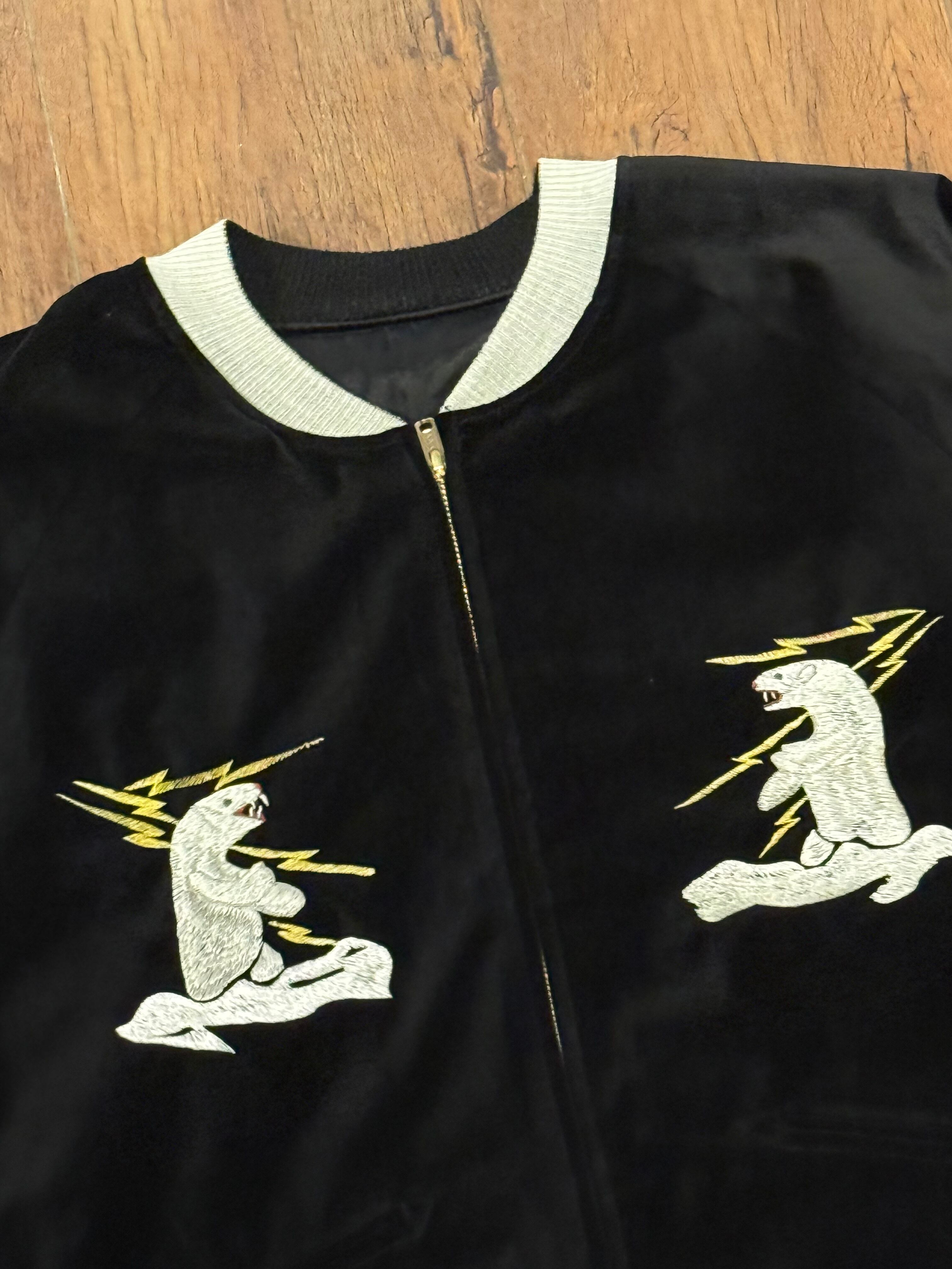 ALL BLACK LIMITED THREEFACE SOUVENIR JACKET 'ALASKA' | vintage