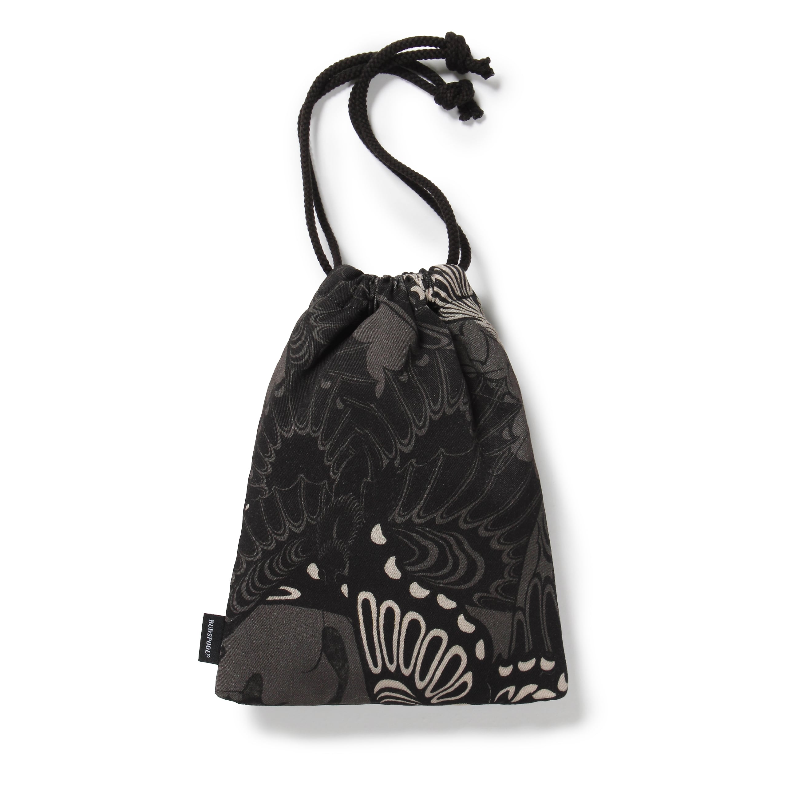 GAKKIN BUDSPOOL 三艶蝶　DRAWSTRING BAG 巾着　袋 GAKKIN × BUDSPOOL 三艶蝶 DRAWSTRING BAG | APHRODITEGANG HOLDINGS
