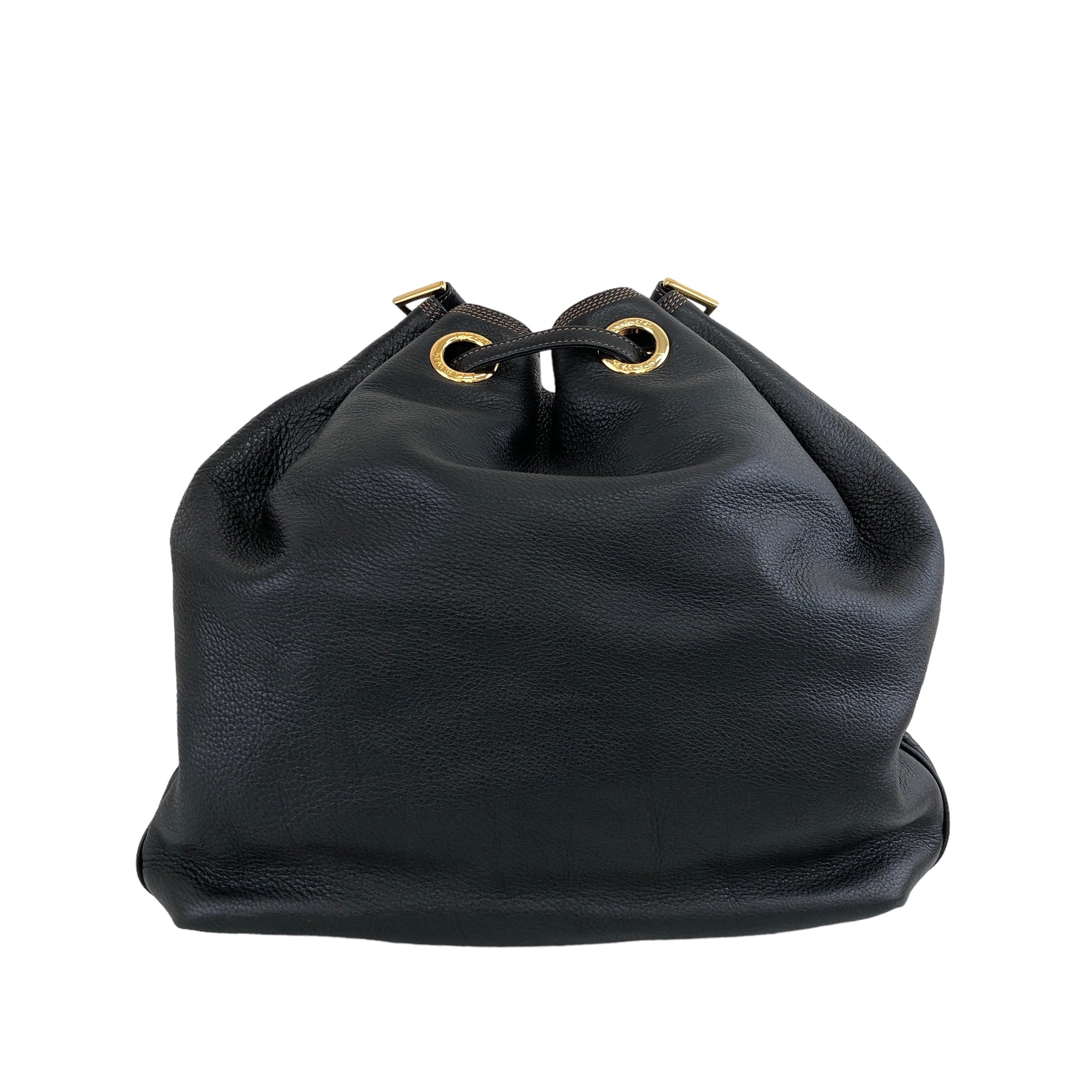 LOEWE ロエベ アナグラム 巾着 ショルダーバッグ ブラック vintage