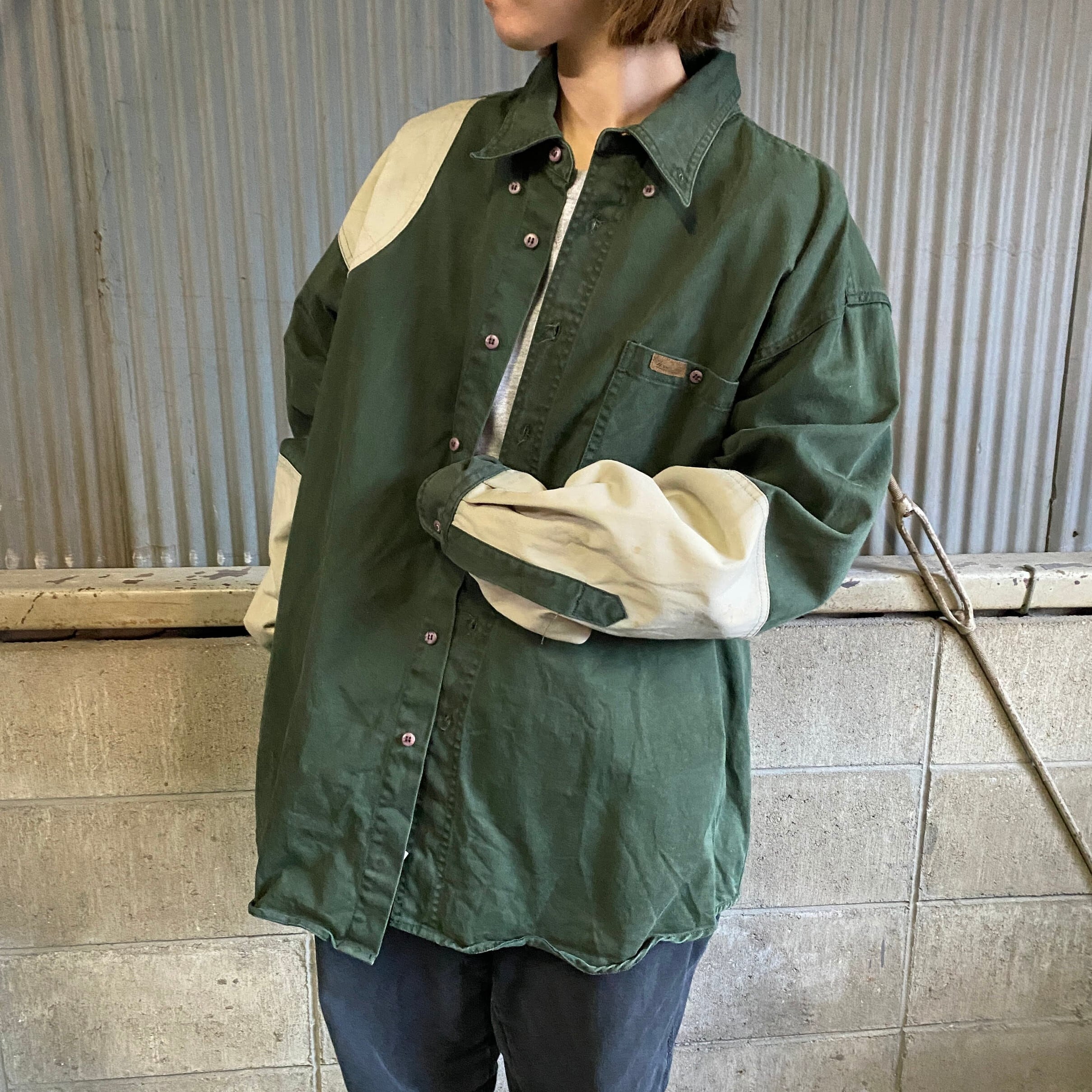 ウールリッチ WOOLRICH 長袖 ボタンダウン ハンティングシャツ メンズXL /eaa361413