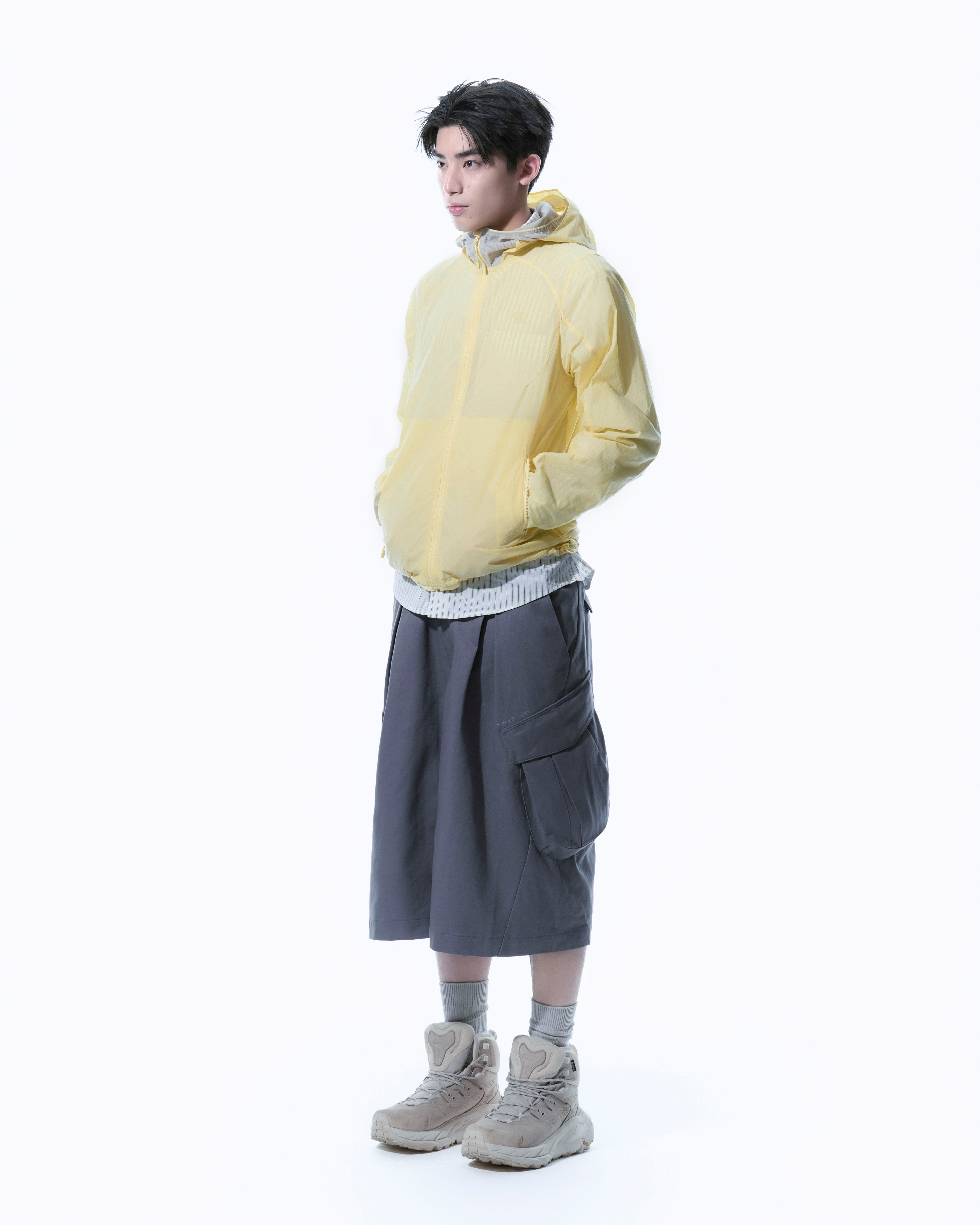 SAN SAN GEAR] STREAMLINE HOOD JACKET [LEMON] 正規品 韓国ブランド
