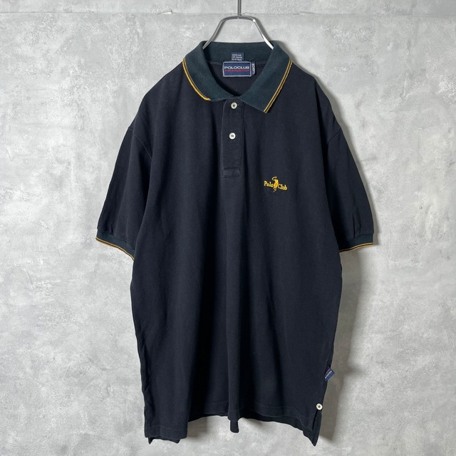 #6261 "POLO CLUB" logo embroidery poloshirt