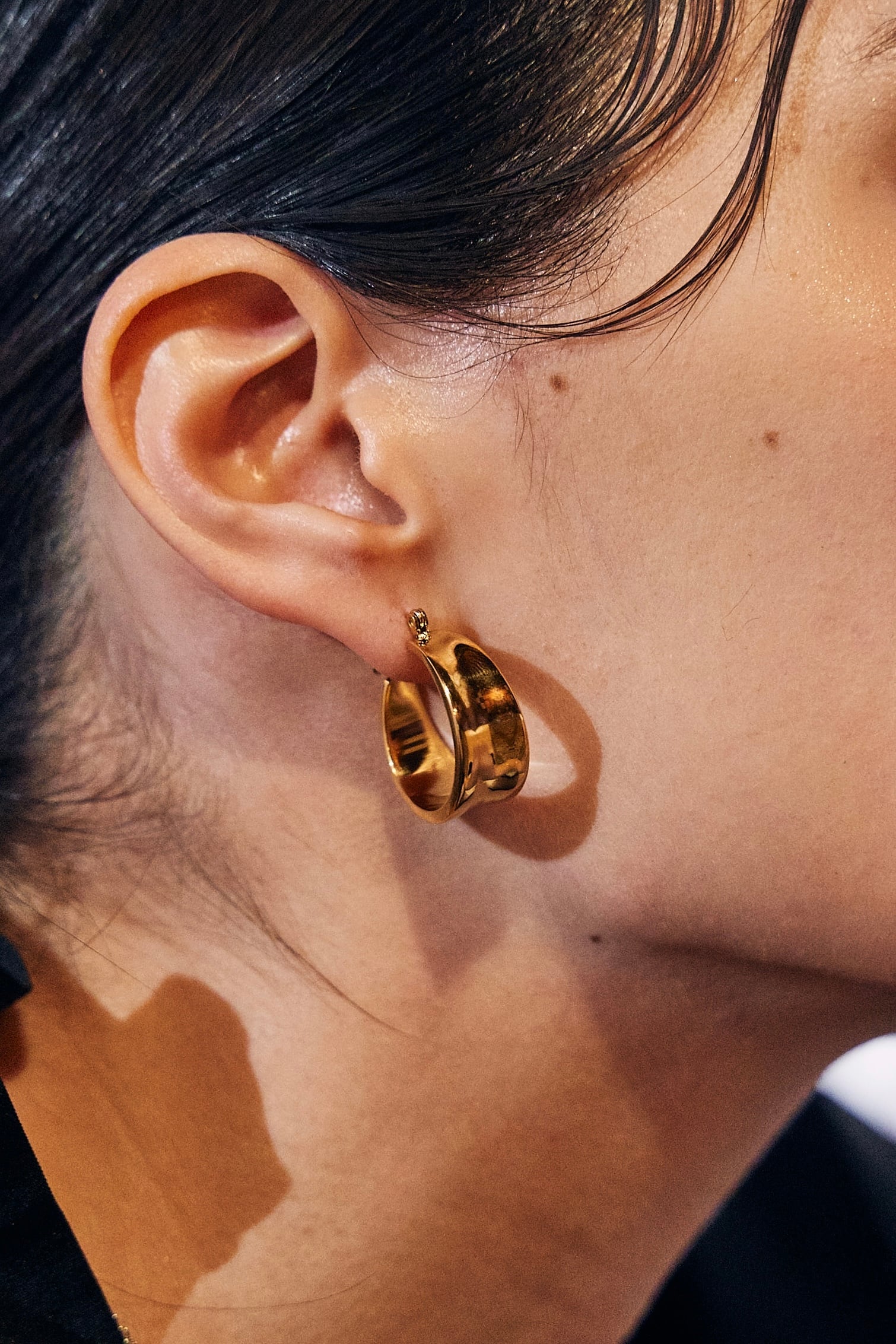 316L Chunky hoop pierce［GOLD］#p113 | CELINA