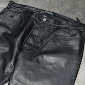 GAP straight fIt leather pants