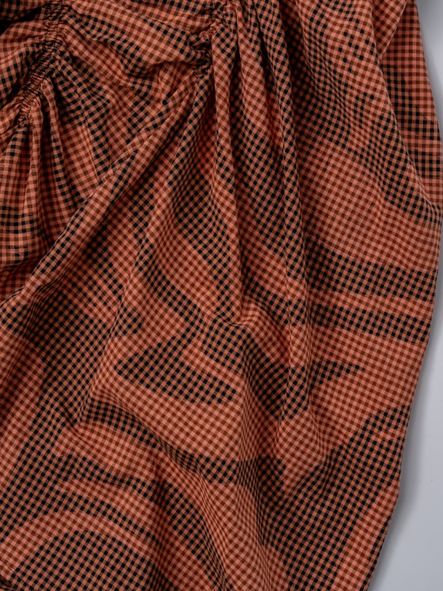 【SUKUHOME】SCRUNCH HALTER DRESS