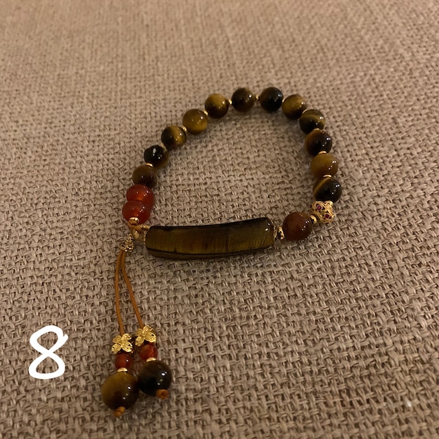 Somedayifレトロ編みビーズブレスレット 8s