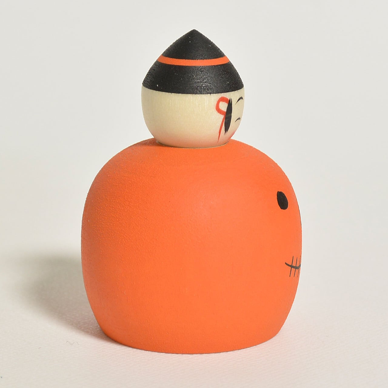 ハロウィンえじこちゃんこけし 約1.5寸 約4.5cm 鈴木明 工人（作並系