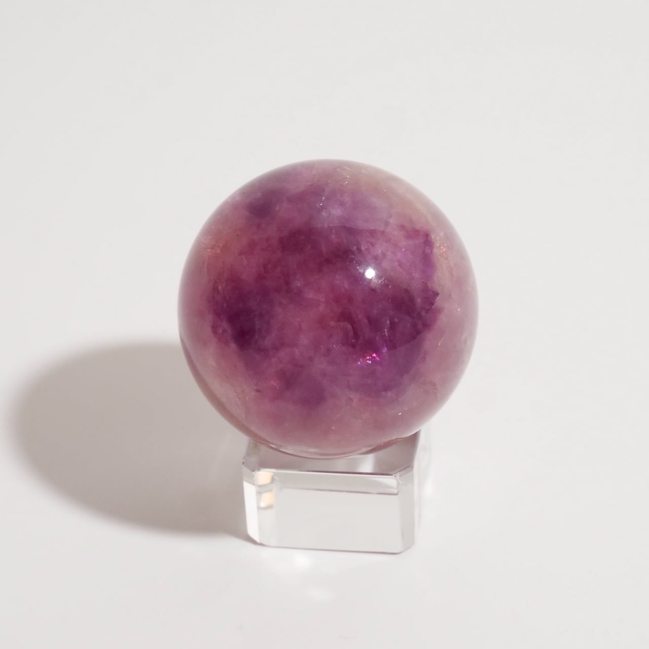 パープルフローライトスフィア パープルフローライト スフィア・ラウンド40mm 1個｜天然石