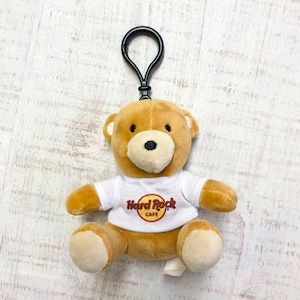 Plush Bear Logo Keychain