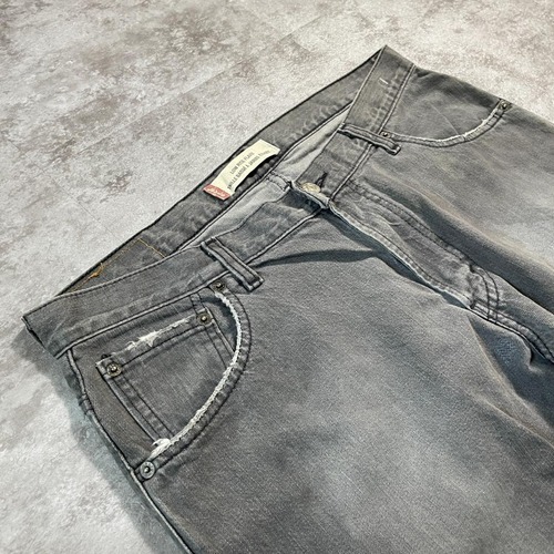 【W36 L34】levi's 先染ブラック リーバイス 507 517類型 詳細写真5