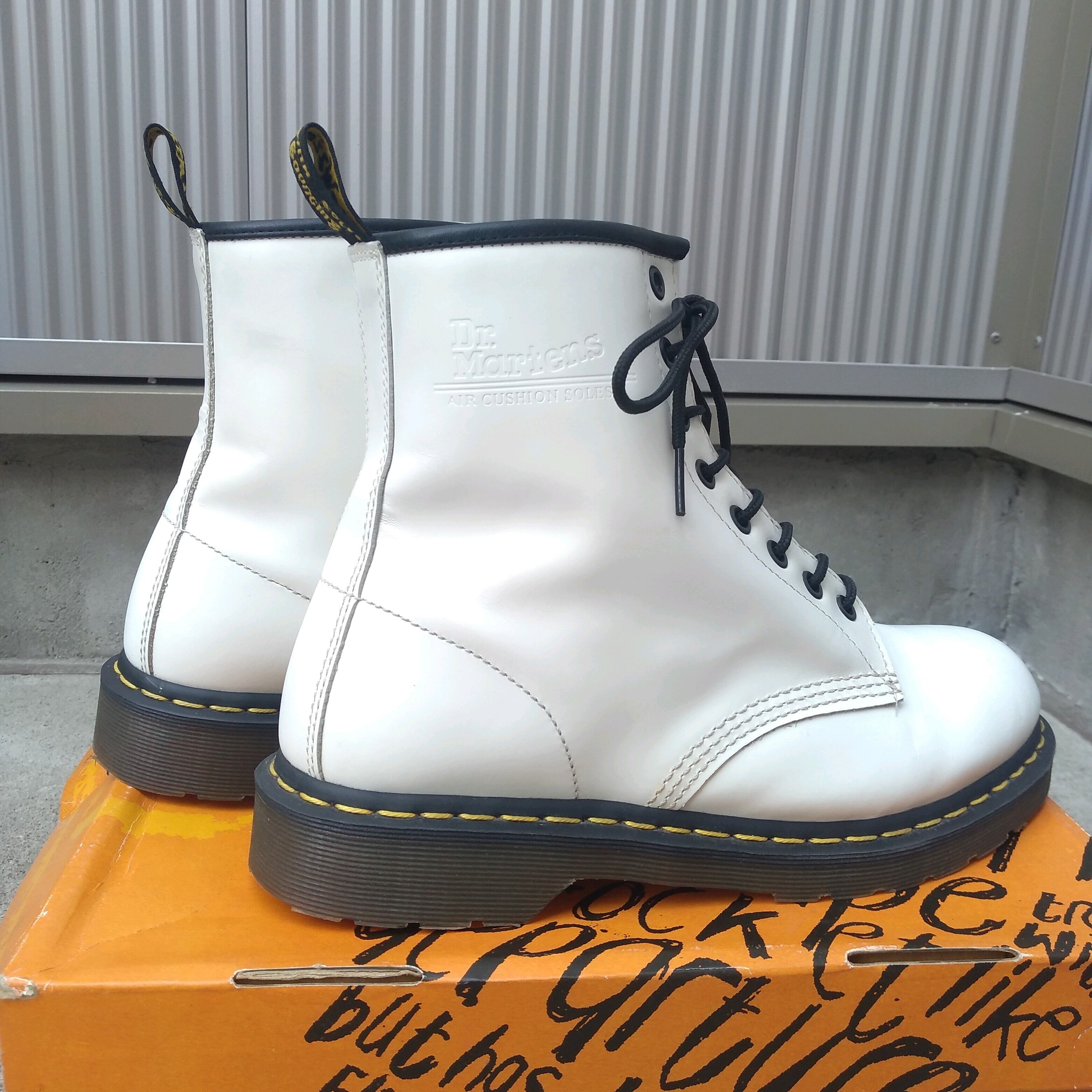 80〜90s unknown Dr.Martens スウェット 白 マーチン