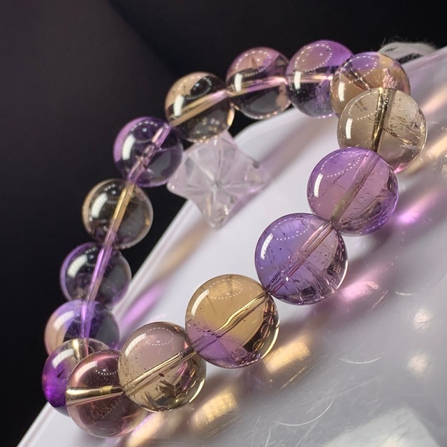 極上★大玉！ボリビア産・アメトリンブレスレット