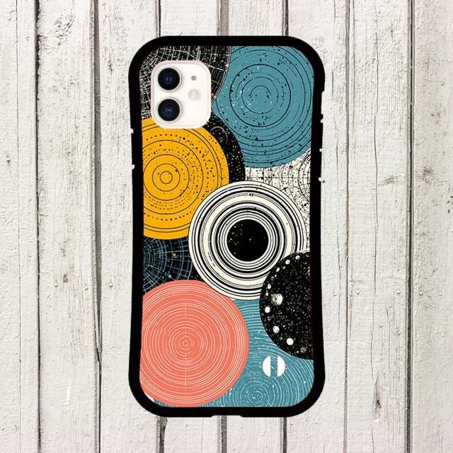 受注生産 iPhoneケース 惑星円盤のカラフル星図｜天体図 STAR007B