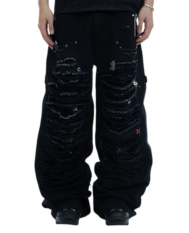 DND4DES Baggy Washed Distressed Denim