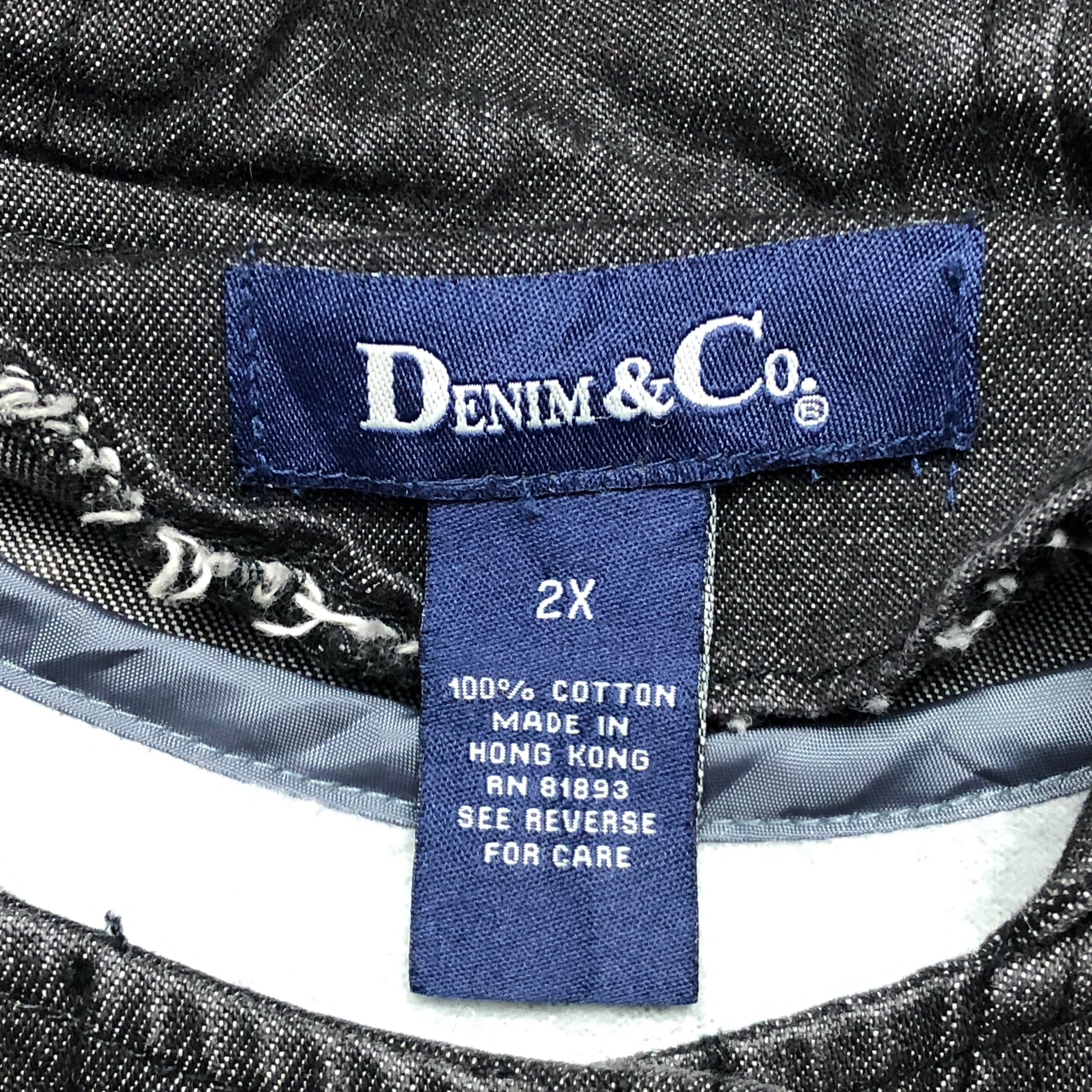 ダッフルコート】DENIM&CO デニム コート ライナー付き 古着 | S.O