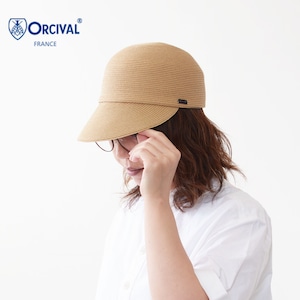 ORCIVAL [オーチバル・オーシバル] BRAID CAP [OR-H0282 BLC] ブレードキャップ・乗馬キャップ・日よけ・ブレードキャップ・ペーパーキャップ・麦わら帽子・ LADY'S [2024SS]