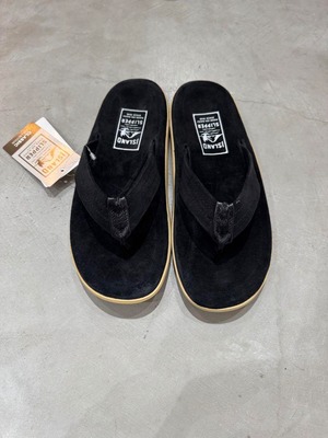 アイランドスリッパ　Island slipper 28cm ブラック　スウェード