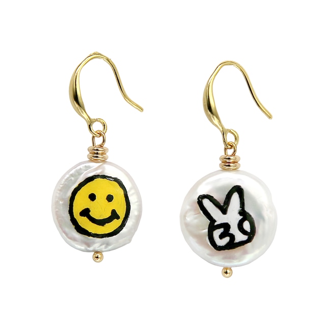 Smile and Peace Earrings