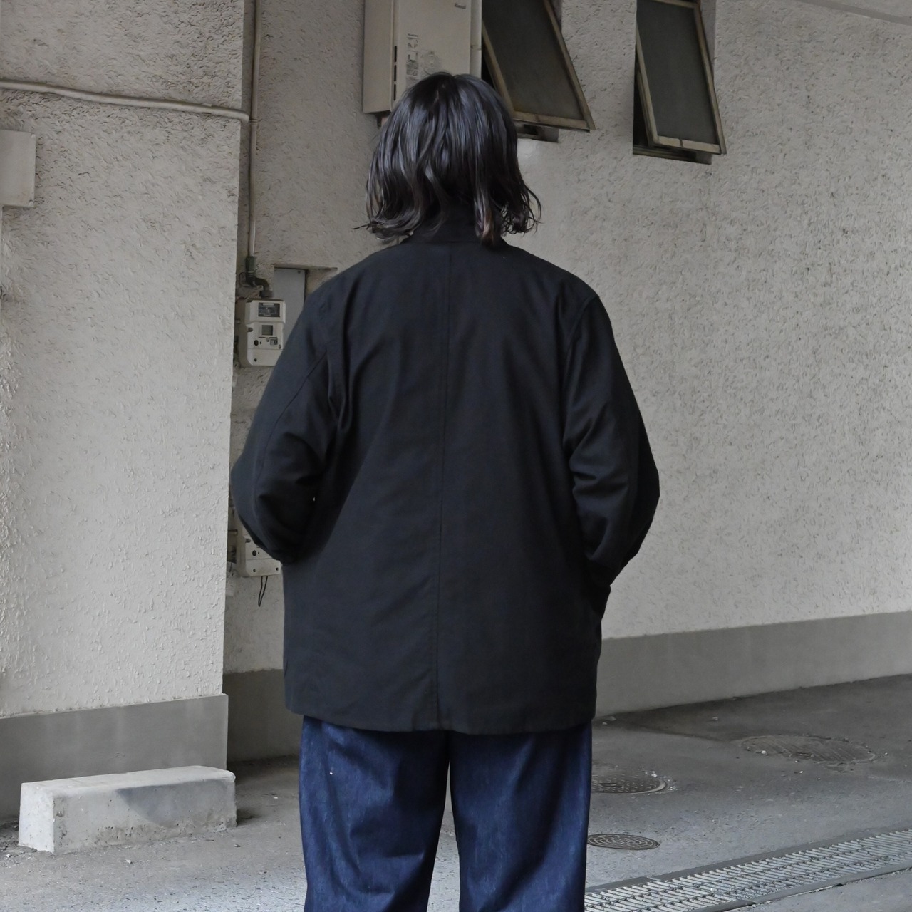 ANACHRONORM(アナクロノーム）WIDE 5P DENIM PANTSコーディネート