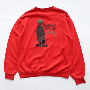 90S STUSSY SHADOW MAN SWEATSHIRT