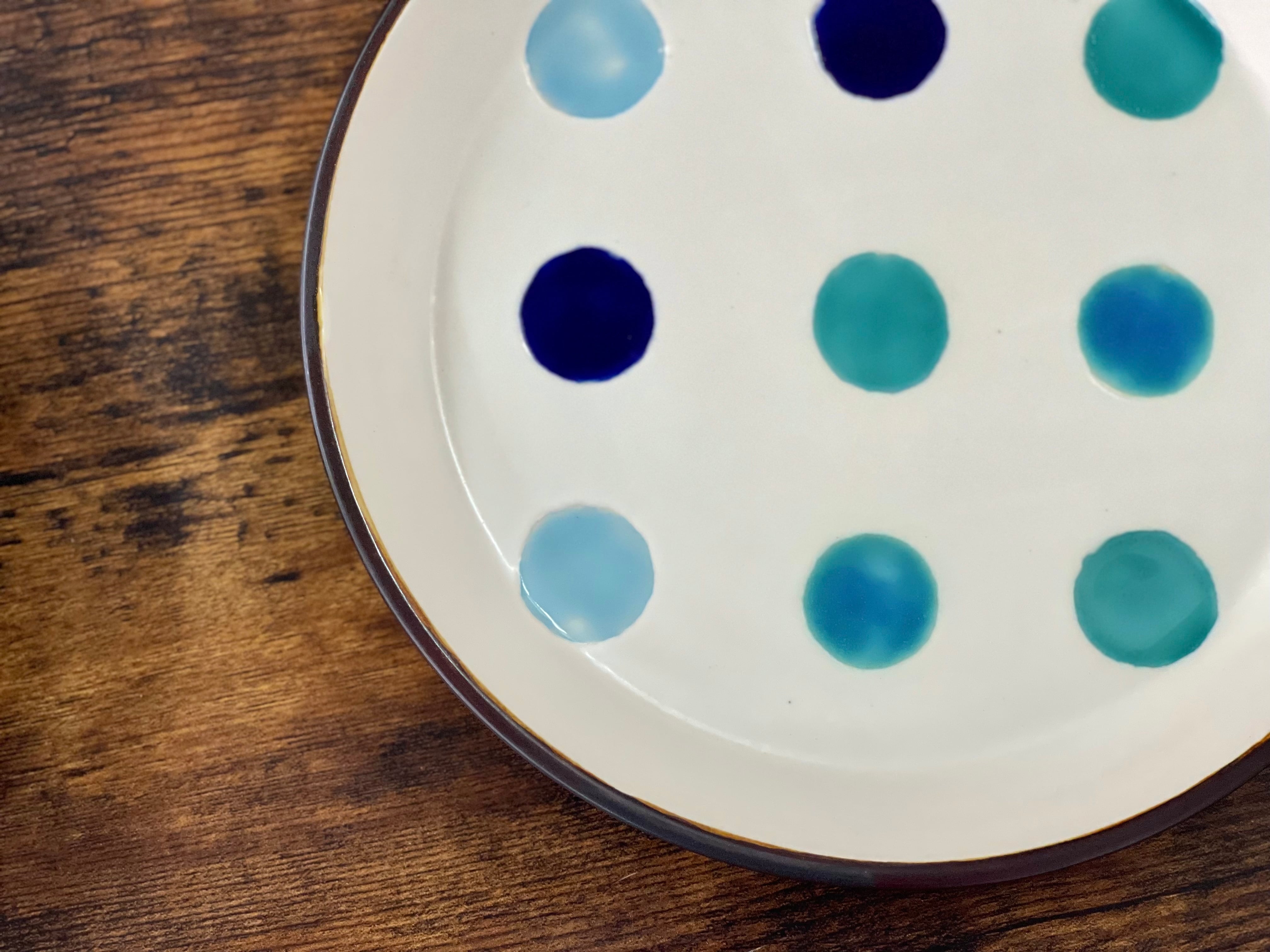 大皿【A・ドット】 | atelier qucchane(アトリエクッチャネ）