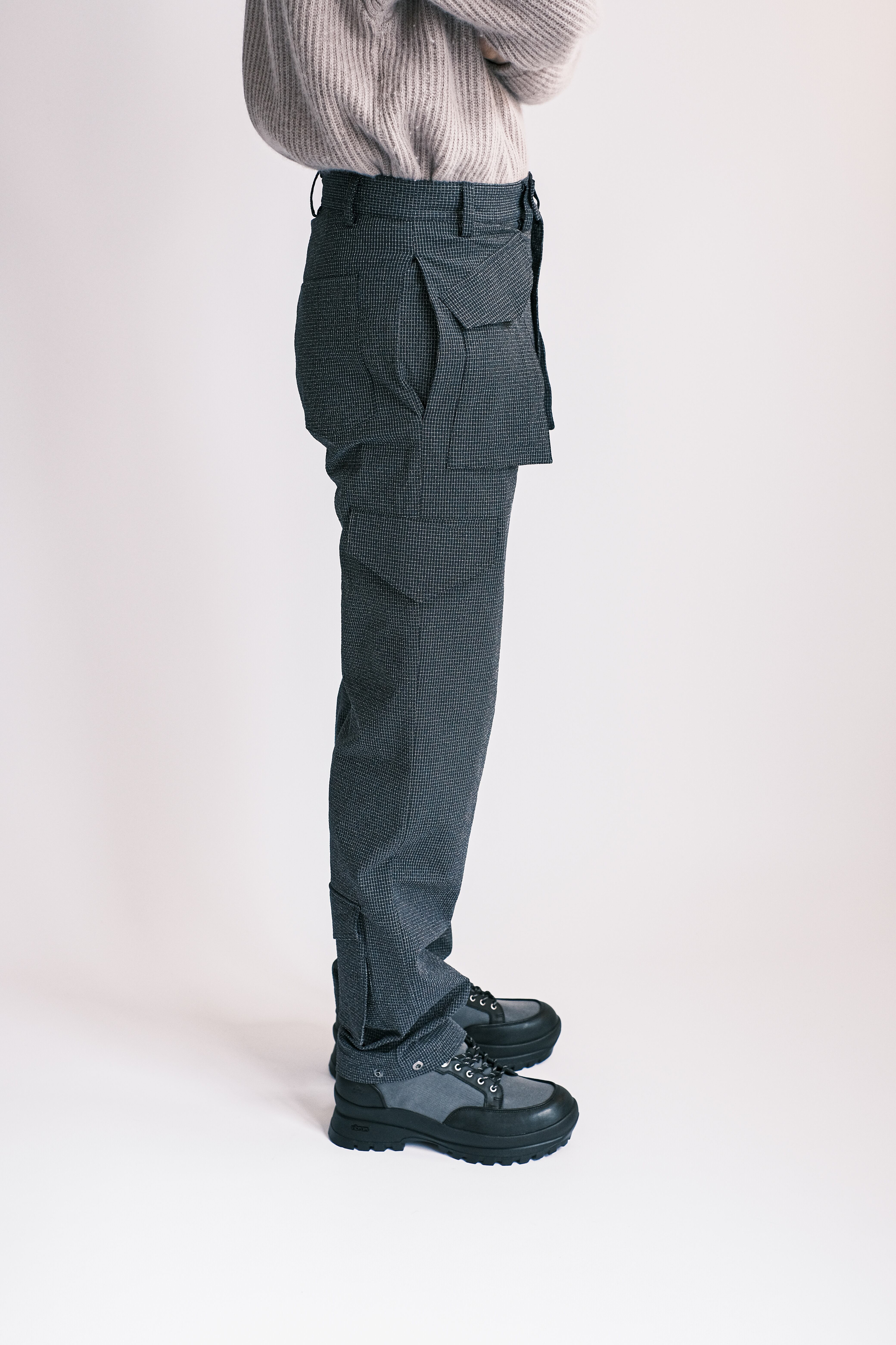 OPPOSE DUALITY ストレートグレーデニム OPPOSE DUALITY】10Pocket Dyneema Cargo | puzzle