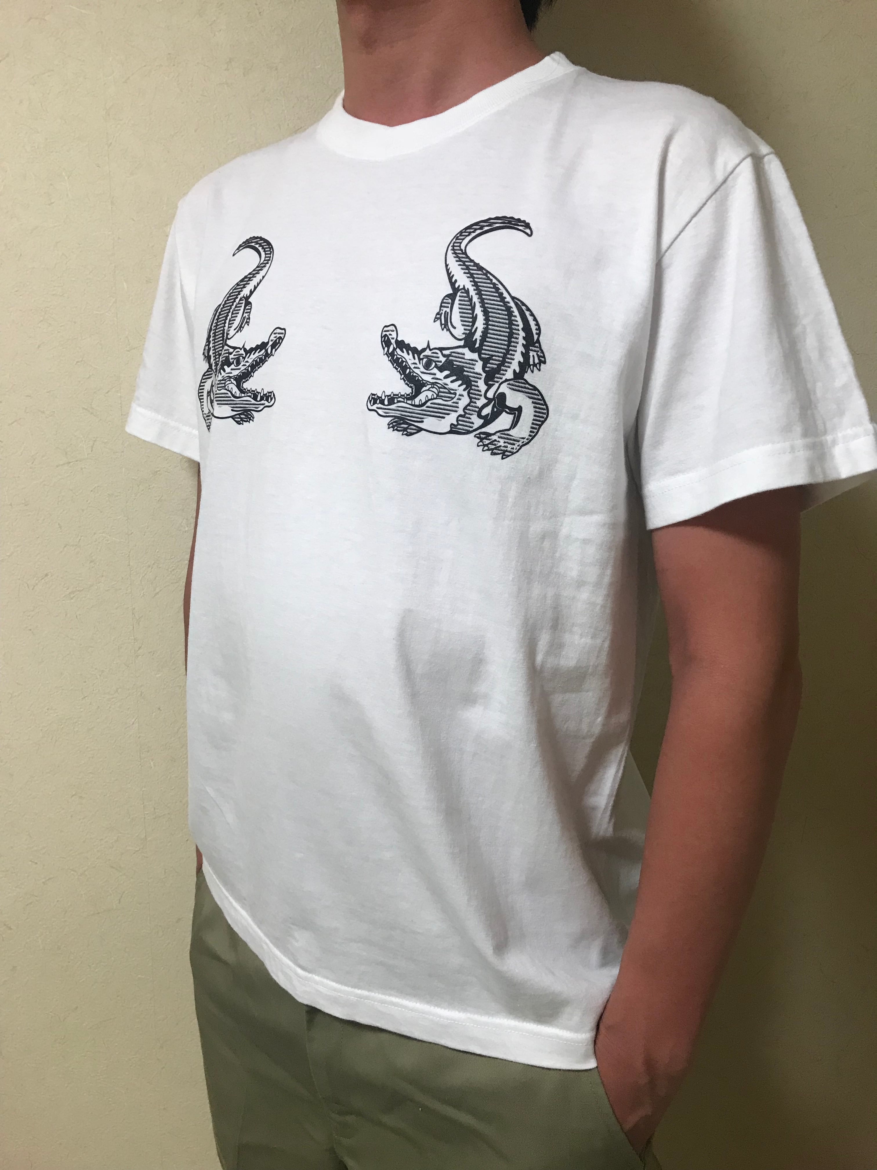 オリジナルTシャツ Onsen×ワニ 大人用 | 熱川バナナワニ園 売店