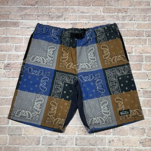 MANASTASH BANDANA PATCHWORK SHORTS