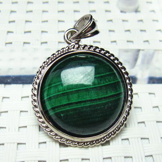 マラカイト ペンダント [M便 1/20] 112-968