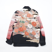 【BJK-M013】XSsize再構築リバーシブル着物ボンバー KIMONO REVERSBLE BOMBER JACKET