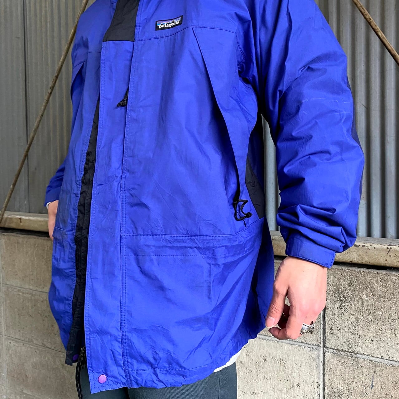 ナイロン100％カラー【希少品】99's Patagonia ストレッチ･トリオレ･ジャケット  M