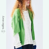 【3olor】フリル袖に癒されるロングプリントTシャツ 《i0800》