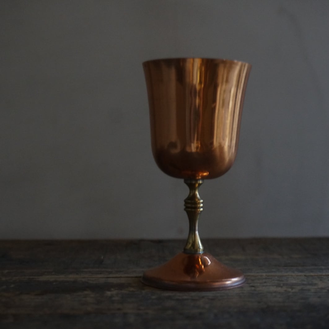 古い国産の銅ゴブレット | Konishi Koffee web shop