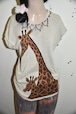 DoReMi Unique Series – Giraffe Print Short Sleeve Knit
