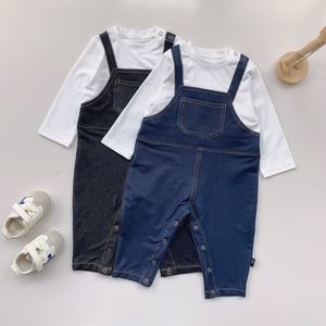 【BABY】重ね着風ロンパース