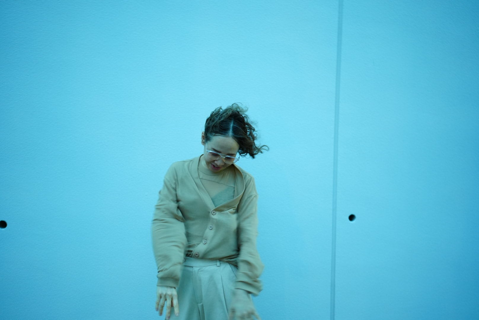 MOON TREE PLANET - Sheer Cardigan beige | MOON TREE PLANET