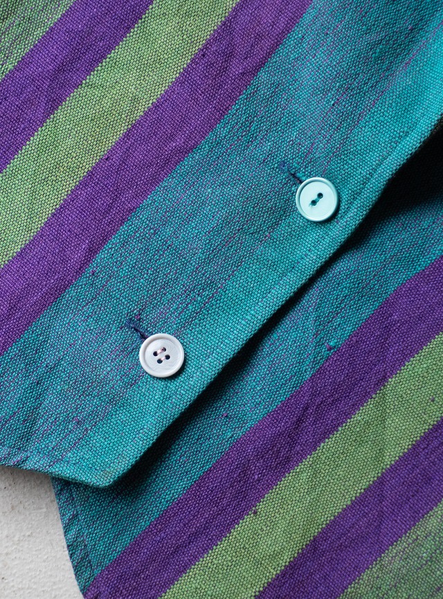 "SKORPI" 1980s Multi stripe jacket