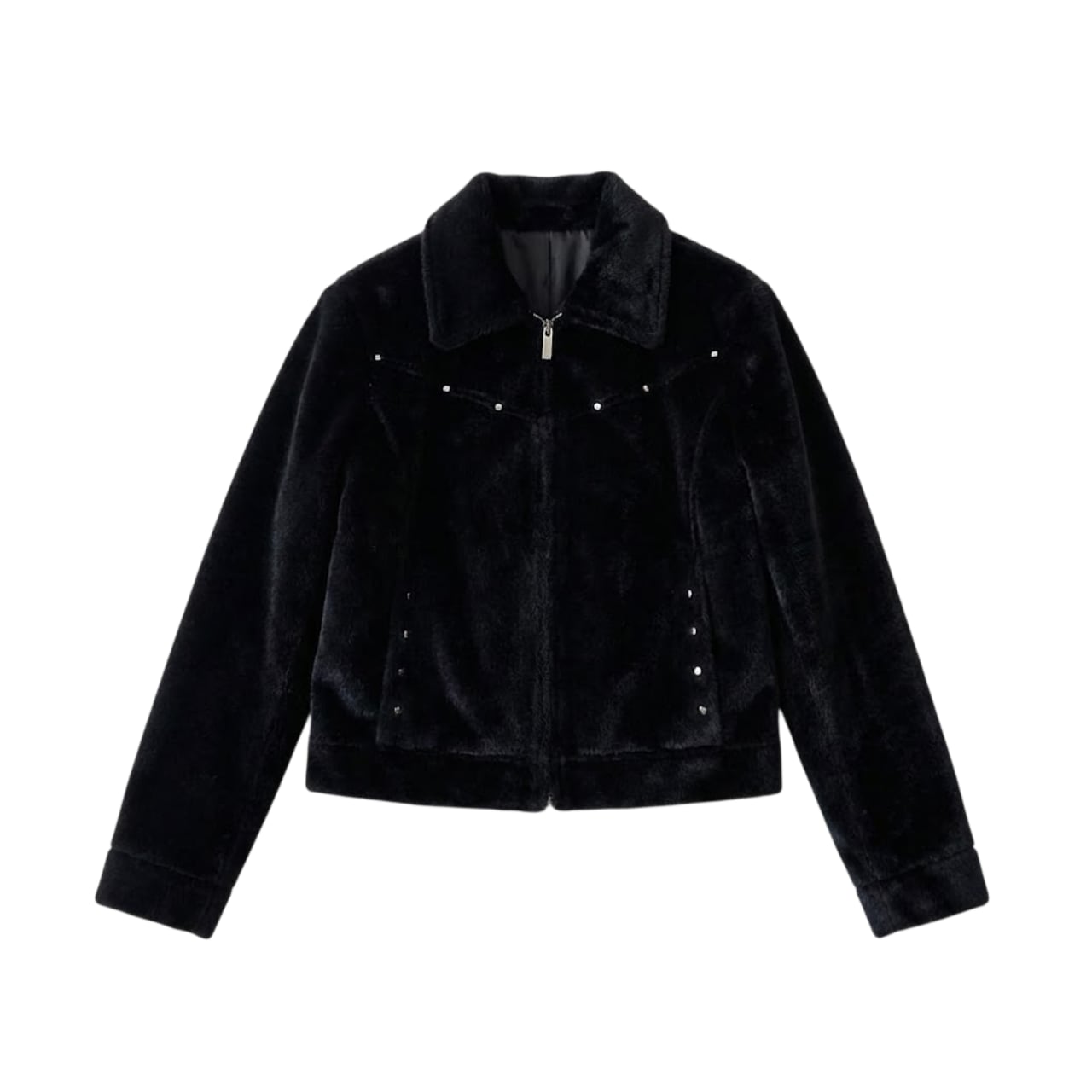 Metal Stud Short Slim Jacket 0016