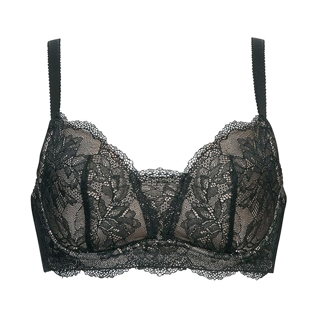 ナウクチュール　ブラジャー　F75 セミロングブラジャー】【モーヴドネイビー】Now Couture®（ナウ
