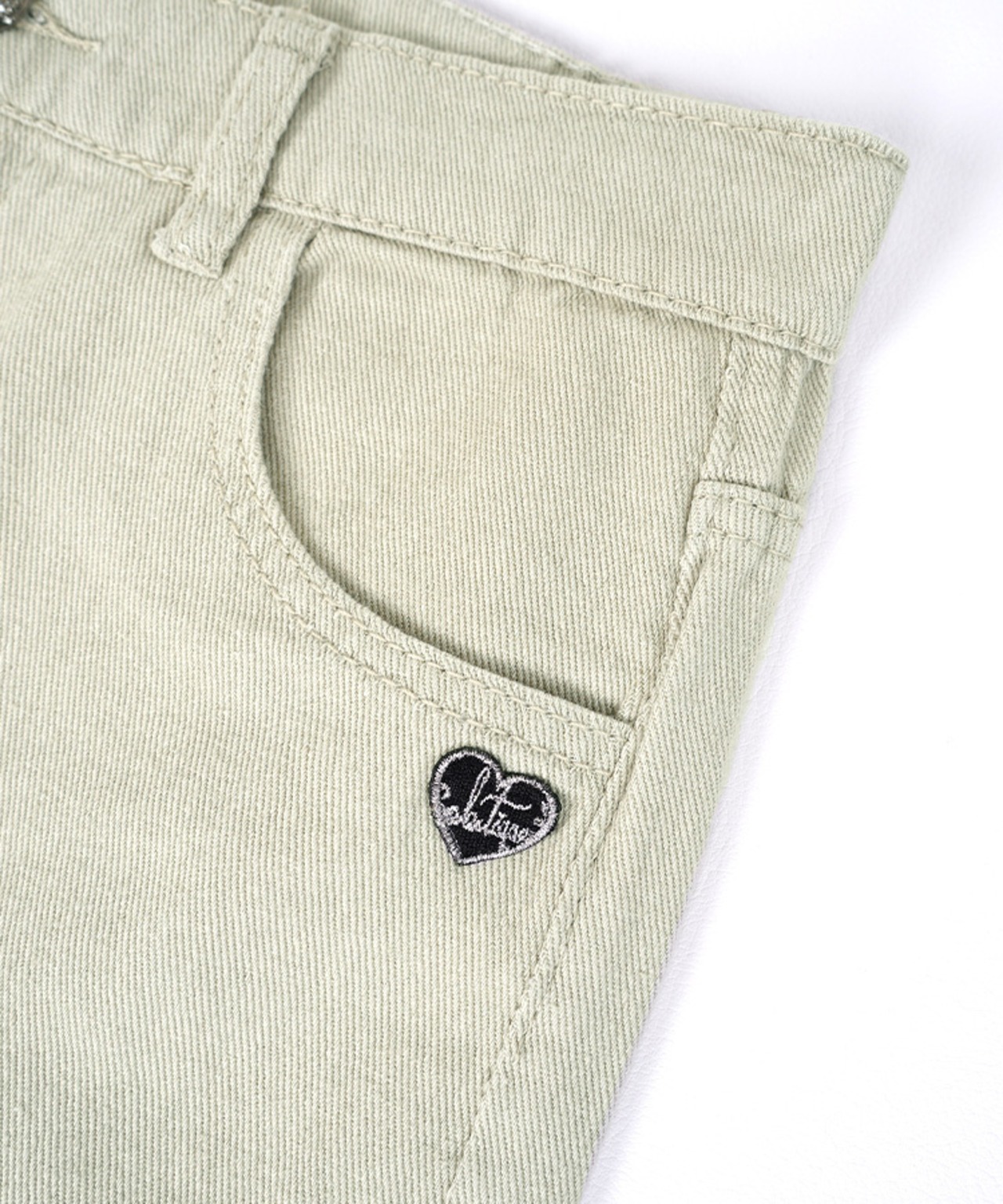 レタリングワイドデニムパンツ CQ-47014