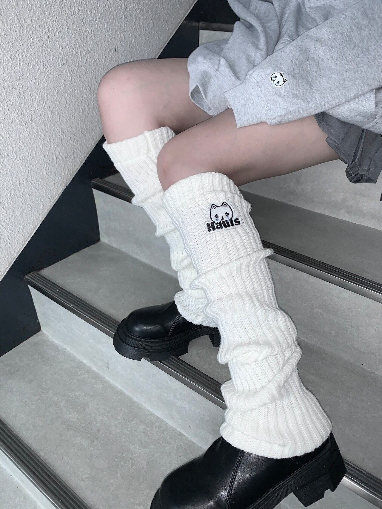 最強もこもこ♡レッグウォーマー(アイボリー) | Hauls
