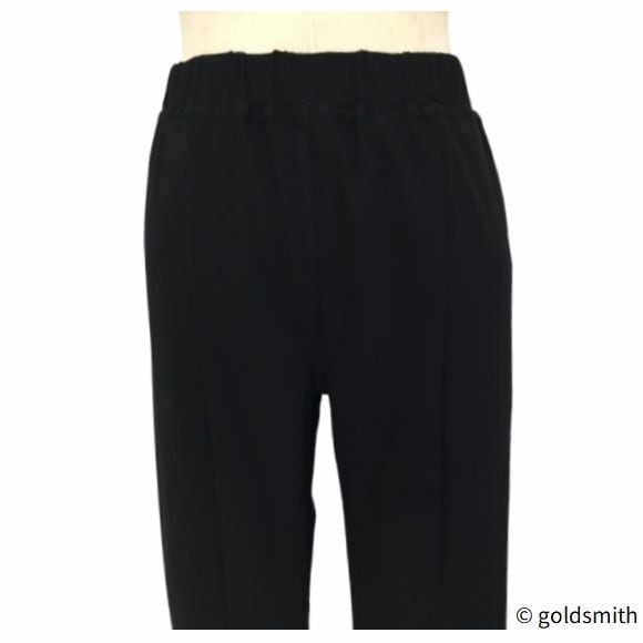 30%OFFセール】スーパービューティー ストレッチパンツ 裾前スリット